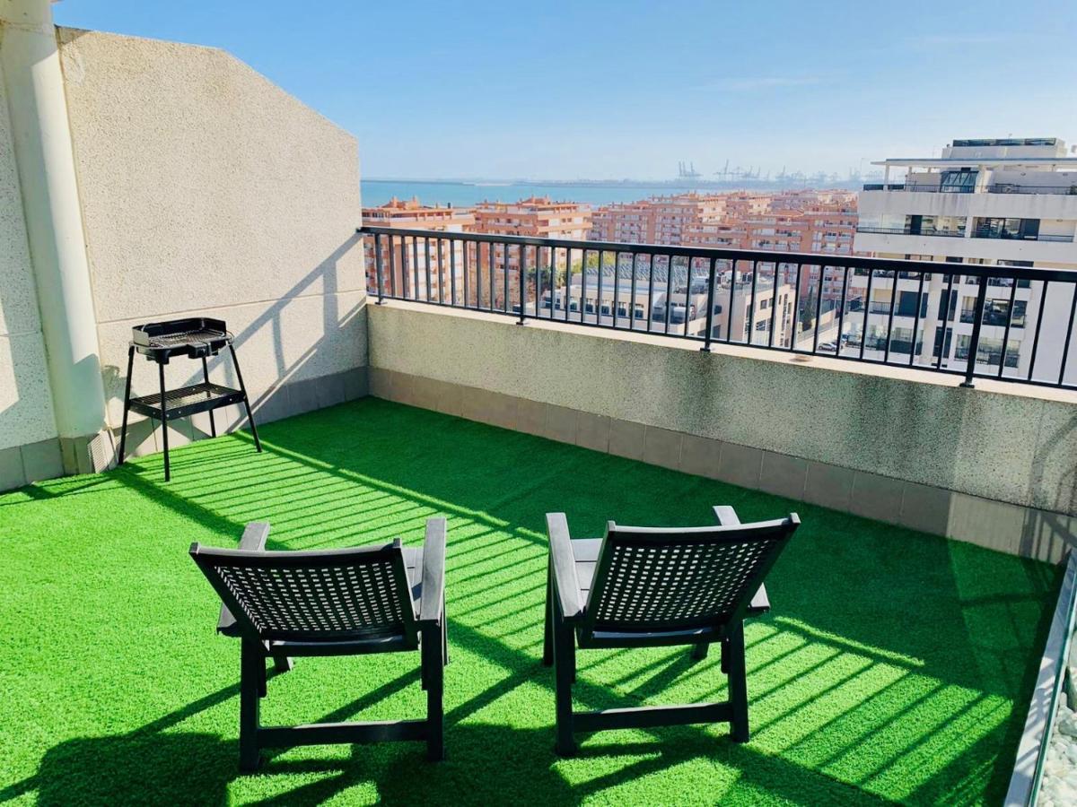 Non Stress Atico Duplex Con Vistas Al Mar Apartman Valencia Kültér fotó
