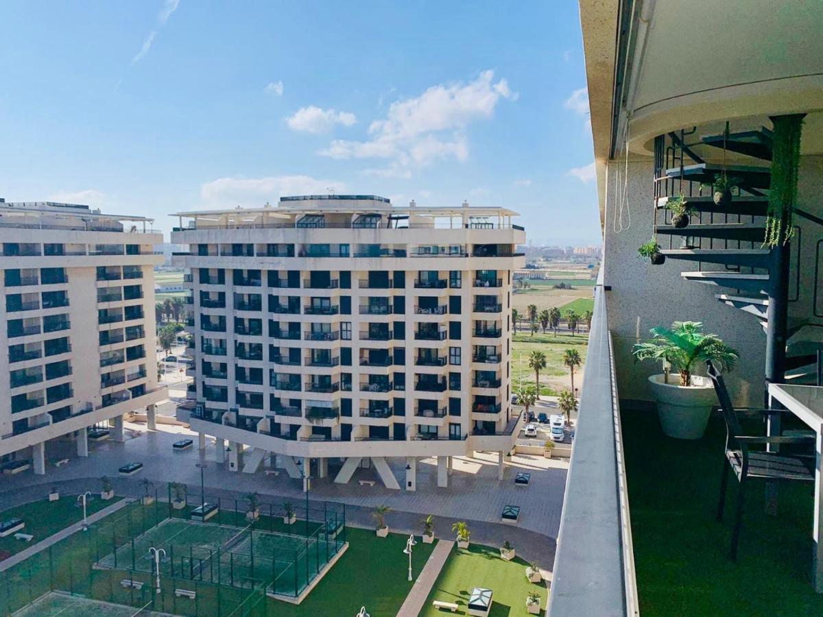 Non Stress Atico Duplex Con Vistas Al Mar Apartman Valencia Kültér fotó