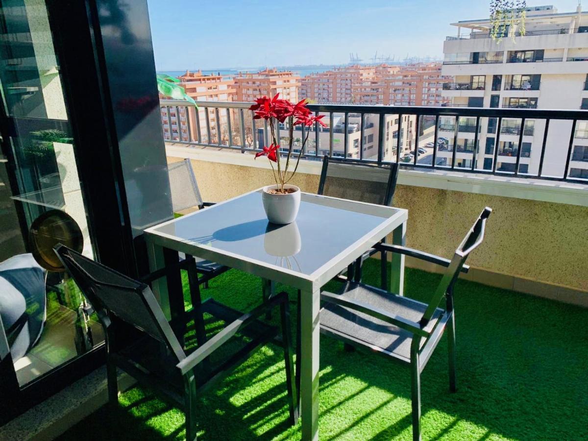 Non Stress Atico Duplex Con Vistas Al Mar Apartman Valencia Kültér fotó